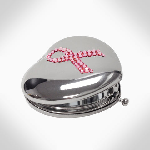 BREAST CANCER AWARENESS - WJ391 CRYSTAL BANGLE WATCH