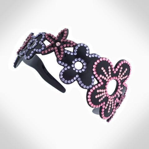 OVERLAP HEART HAIR CLIP - HC191