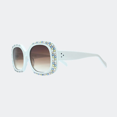 OTTILIE - GL1849 OVAL SUNGLASSES - Jimmy Crystal New York