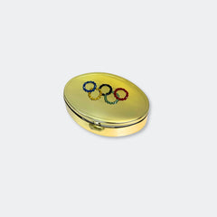 TEAM USA - AJ322 PILLBOX AND MIRROR - Jimmy Crystal New York