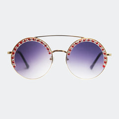 SELAH - GL1664 ROUND SUNGLASSES READY STOCK - Jimmy Crystal New York