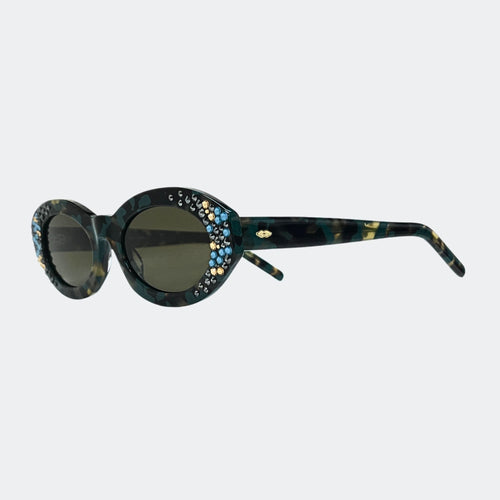 ZINNIA - GL1876 OVAL SUNGLASSES