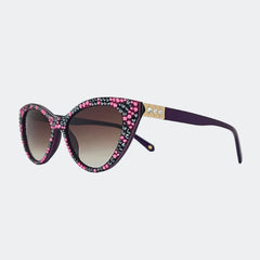 KRISTIE - GL1870 CARBON FIBER CAT-EYE SUNGLASSES - Jimmy Crystal New York