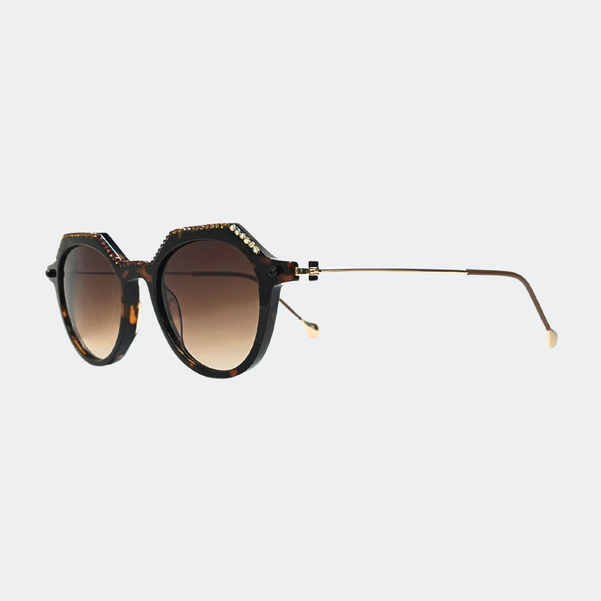 ELODIE - GL1846 ROUND SUNGLASSES - Jimmy Crystal New York
