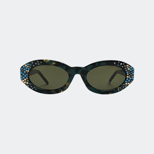 ZINNIA - GL1876 OVAL SUNGLASSES