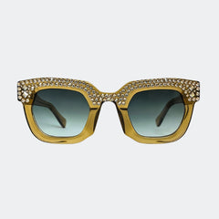 GINA - GL1847 RECTANGLE CRYSTAL GLASSES - Jimmy Crystal New York
