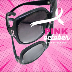 BREAST CANCER AWARENESS - GL1002 CRYSTAL SUNGLASSES - Jimmy Crystal New York