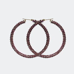 KARA - EJ1976 - HOOP EARRINGS - Jimmy Crystal New York