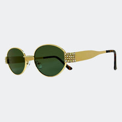 SARAH - GL1806 ROUND SUNGLASSES - Jimmy Crystal New York
