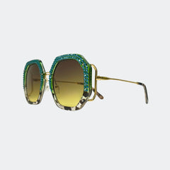 ANGELIKI- GL1780 GEOMETRY SUNGLASSES - Jimmy Crystal New York