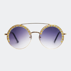 SELAH - GL1664 ROUND SUNGLASSES READY STOCK - Jimmy Crystal New York