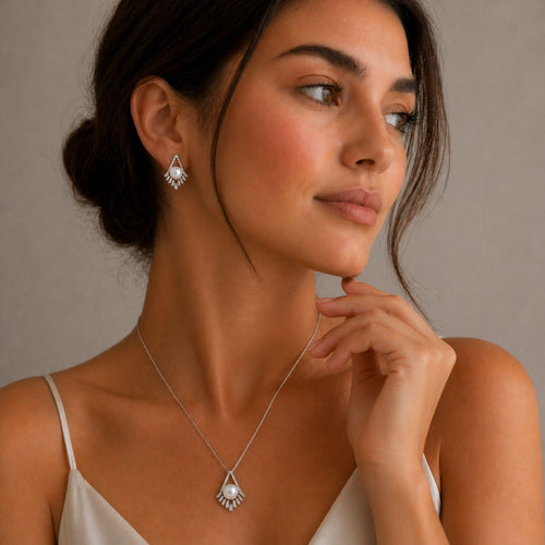 TEALISHA  - NJ622 EJ2520 NECKLACE & EARRINGS