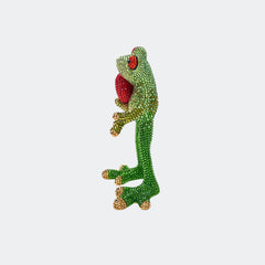FROG WITH RED HEART - Jimmy Crystal New York