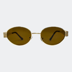 SARAH - GL1806 ROUND SUNGLASSES - Jimmy Crystal New York