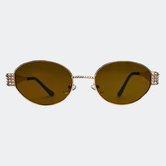 SARAH - GL1806 ROUND SUNGLASSES - Jimmy Crystal New York