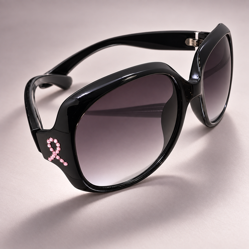 BREAST CANCER AWARENESS - GL1002 CRYSTAL SUNGLASSES