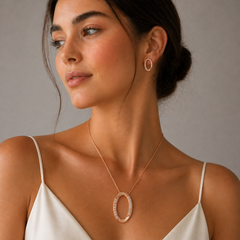 PHOEBE  - NJ508 EJ2420 NECKLACE & EARRINGS