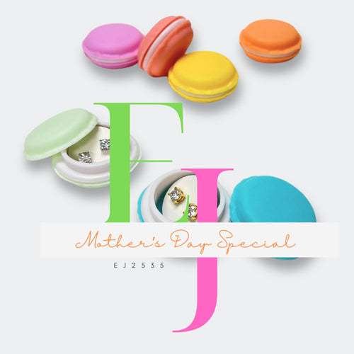 MACAROON- EJ2535 MOTHERS DAY SPECIAL - Jimmy Crystal New York