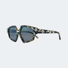 GL1370 GEOMETRIC CRYSTAL SUNGLASSES - Jimmy Crystal New York