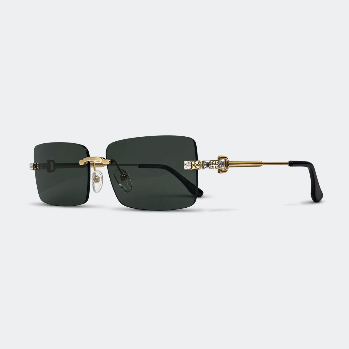 GL1888 - RIMLESS RECTANGULAR SUNGLASSES