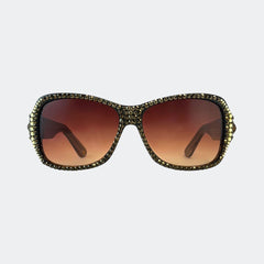 GL973 - RECTANGULAR CRYSTAL SUNGLASSES - Jimmy Crystal New York