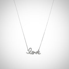 LOVE LOVE - STERLING SILVER NJ521 - Jimmy Crystal New York