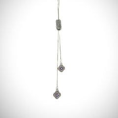 LUCKY CHARMS LONG CHAIN NECKLACE - NJ666 - Jimmy Crystal New York