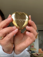 AJ336 CUSTOM ENGRAVING PILLBOX ORGANIZER AND MIRROR - Jimmy Crystal New York