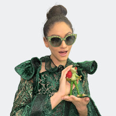 FROG WITH RED HEART - Jimmy Crystal New York