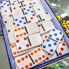 CRYSTAL EMBELLISHED DOMINO GAME SET - Jimmy Crystal New York
