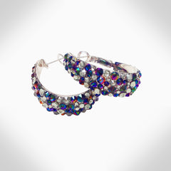 CANDY - EJ1839 - CRYSTAL HOOPS - Jimmy Crystal New York