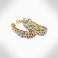 CANDY - EJ1839 - CRYSTAL HOOPS - Jimmy Crystal New York