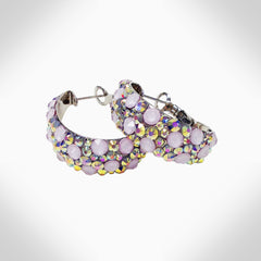CANDY - EJ1839 - CRYSTAL HOOPS - Jimmy Crystal New York