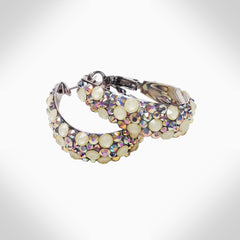 CANDY - EJ1839 - CRYSTAL HOOPS - Jimmy Crystal New York
