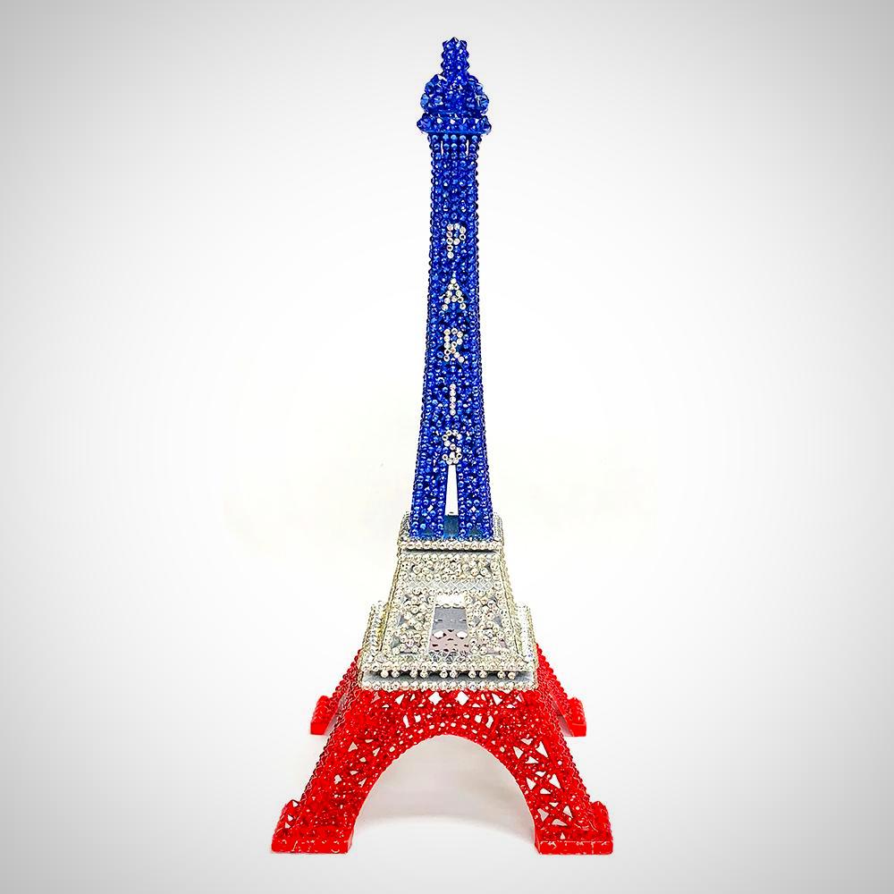 EIFFEL TOWER RED WHITE BLUE - Jimmy Crystal New York