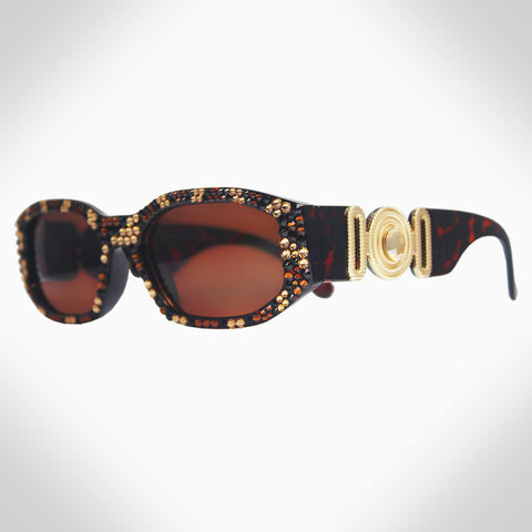 GL649 - RETRO SMALL RECTANGULAR SUNGLASSES