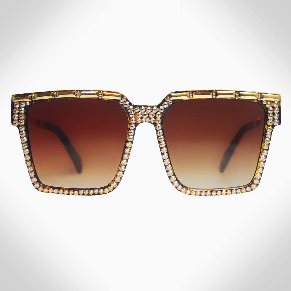 ROSARIO - GL1668 Oversized Sunglasses - Jimmy Crystal New York