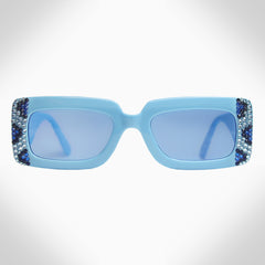 ARAGON - GL1669 RECTANGLE CRYSTAL GLASSES - Jimmy Crystal New York