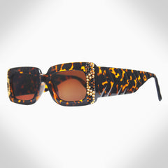 ARAGON - GL1669 RECTANGLE CRYSTAL GLASSES - Jimmy Crystal New York