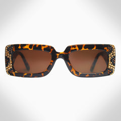 ARAGON - GL1669 RECTANGLE CRYSTAL GLASSES - Jimmy Crystal New York