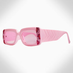 ARAGON - GL1669 RECTANGLE CRYSTAL GLASSES - Jimmy Crystal New York