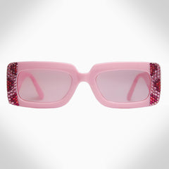 ARAGON - GL1669 RECTANGLE CRYSTAL GLASSES - Jimmy Crystal New York