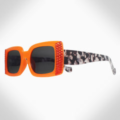 LINA - GL1701 RECTANGLE CRYSTAL GLASSES - Jimmy Crystal New York