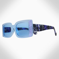 LINA - GL1701 RECTANGLE CRYSTAL GLASSES - Jimmy Crystal New York