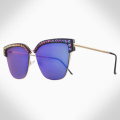 SIDONIE - GL1721 MIRRORED SUNGLASSES - Jimmy Crystal New York