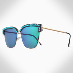 SIDONIE - GL1721 MIRRORED SUNGLASSES - Jimmy Crystal New York