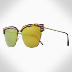 SIDONIE - GL1721 MIRRORED SUNGLASSES - Jimmy Crystal New York