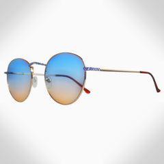 MAGNOLIA- GL1728 ROUND SUNGLASSES - Jimmy Crystal New York
