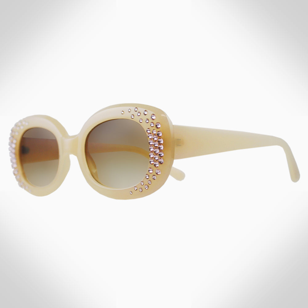 ADA - GL1729 -  OVAL SUNGLASSES Jimmy Crystal New York
