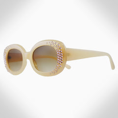 ADA - GL1729 -  OVAL SUNGLASSES Jimmy Crystal New York